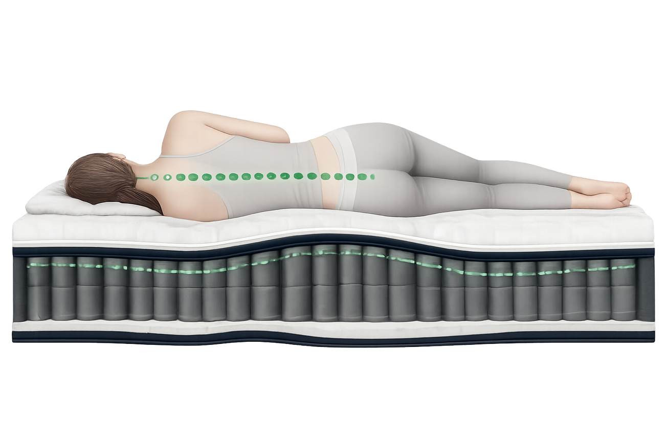 Orthopaedic mattress support