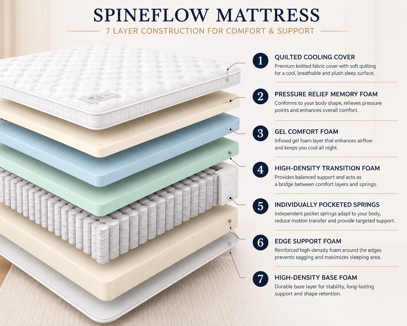 Rock Firm To Extra Firm Mattress
