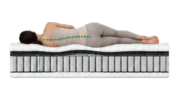 Back support mattress